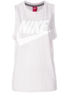 Nike Logo Print Tank Top - Pink & Purple
