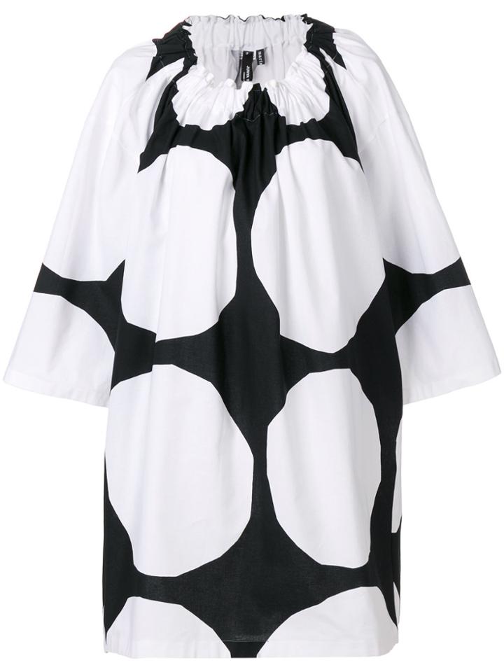 Junya Watanabe Comme Des Garçons Large Polka Dot Dress - Black