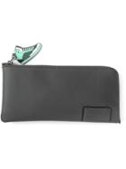 Salvatore Ferragamo Sneaker Charm Zip Wallet - Grey