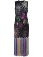 Romance Was Born 'fireworks Concerto' Lace Dress - Black