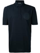 Emporio Armani - Logo Patch Polo Shirt - Men - Cotton - S, Blue, Cotton