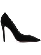 Deimille Pointed Slip-on Pumps - Black