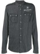 Balmain Logo Shirt - Black