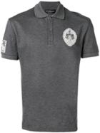 Alexander Mcqueen Logo Patch Polo Shirt - Grey