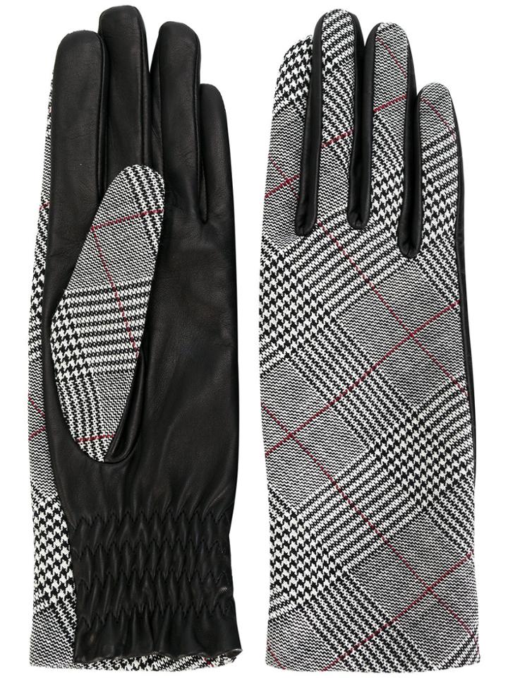 Paule Ka Tweed Gloves - Grey