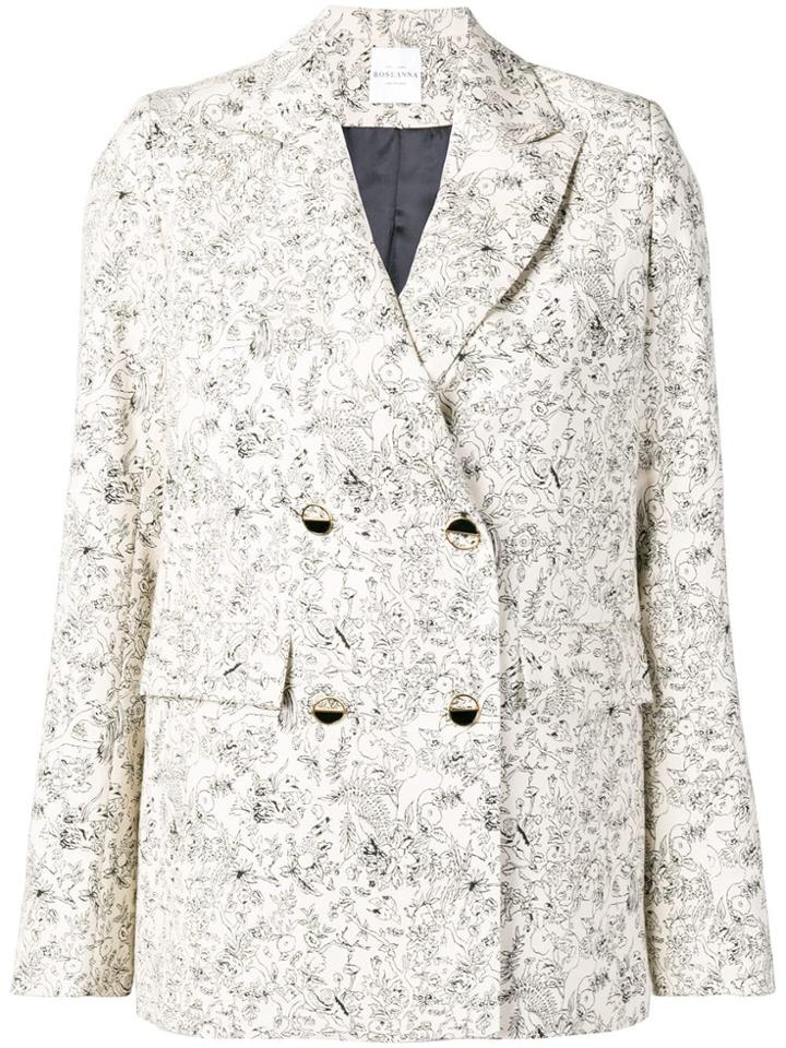 Roseanna Double Breasted Blazer - White
