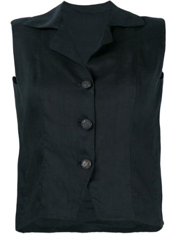 Balenciaga Vintage Tailored Waistcoat - Black