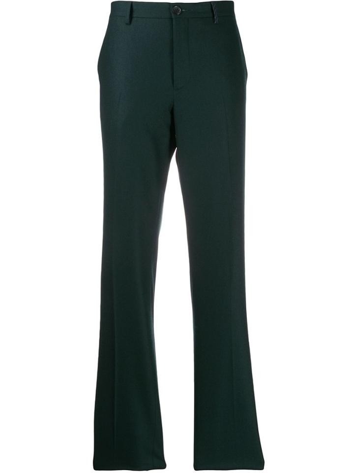 Ps Paul Smith Tailored Straight Leg Trousers - Green