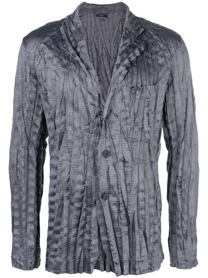 Issey Miyake Men Plissé Jacket - Grey