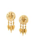 Chanel Vintage Fringe Clip-on Earrings - Metallic