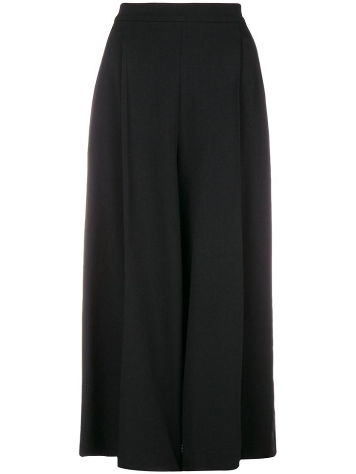 Pinko Front Pleat Culottes - Black