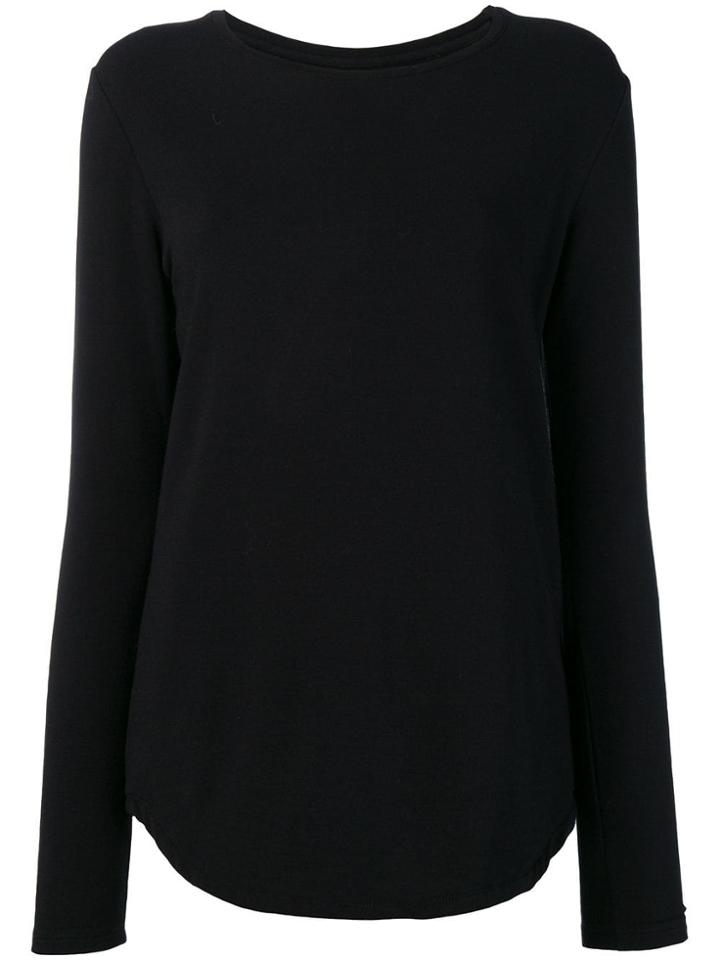 Majestic Filatures Wide Neck Tee - Black