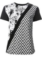 Emanuel Ungaro Mixed Print T-shirt