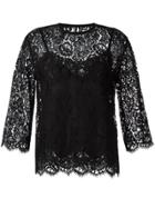 Dolce & Gabbana Lace Top - Black