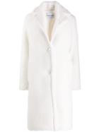 Stand Studio Textured Single Breasted Coat - White