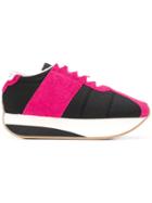 Marni Oversized Low Top Sneakers - Pink & Purple