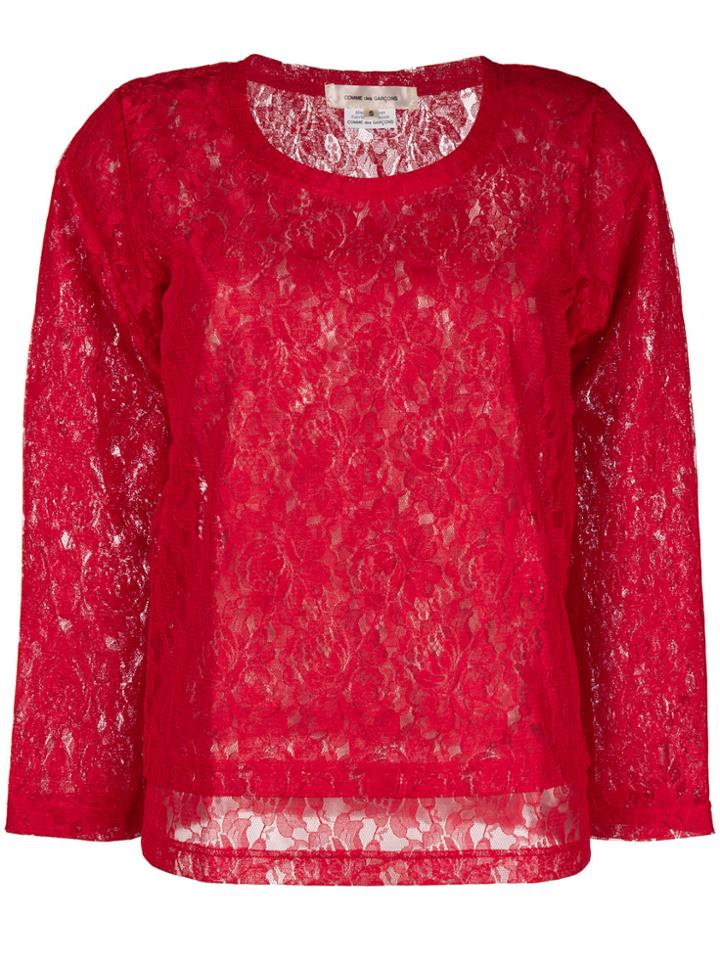 Comme Des Garçons Layered Lace Top