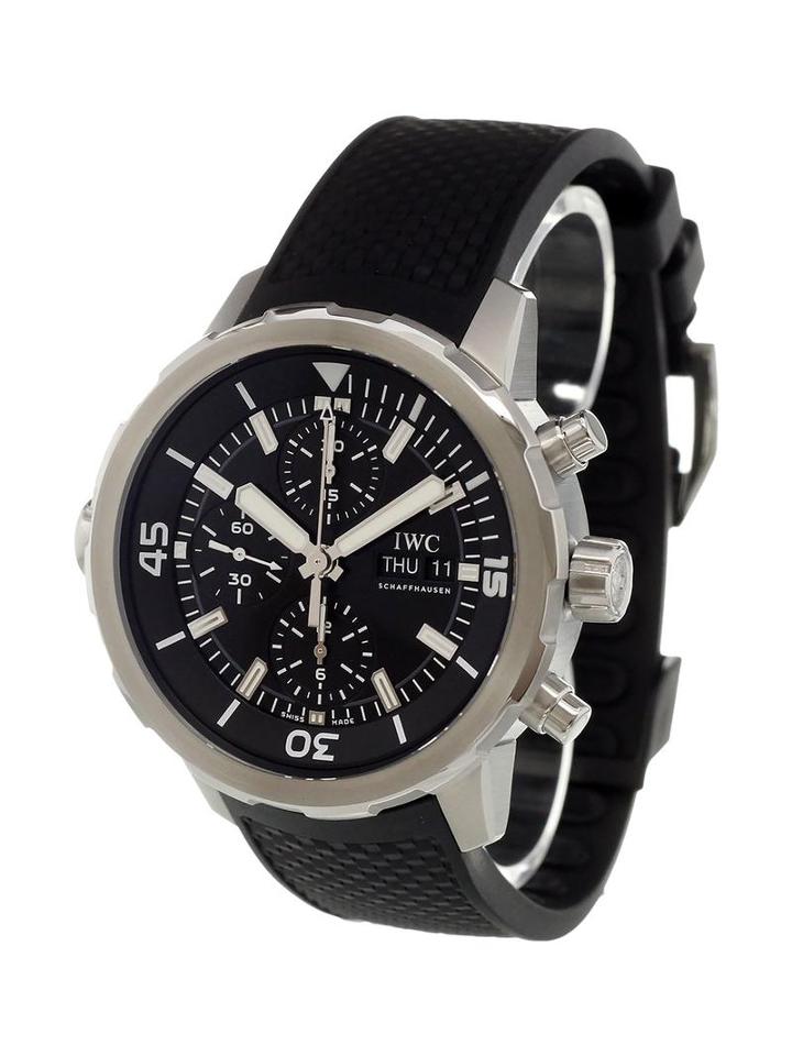 Iwc 'aquatimer Chronograph' Analog Watch, Men's, Stainless Steel