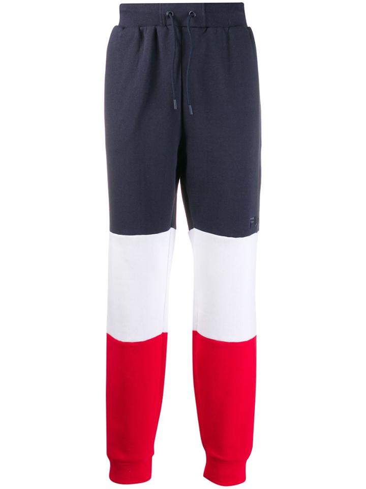 Fila Colour Blocked Track Pants - Blue