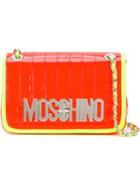 Moschino 'construction' Quilted Cross Body Bag