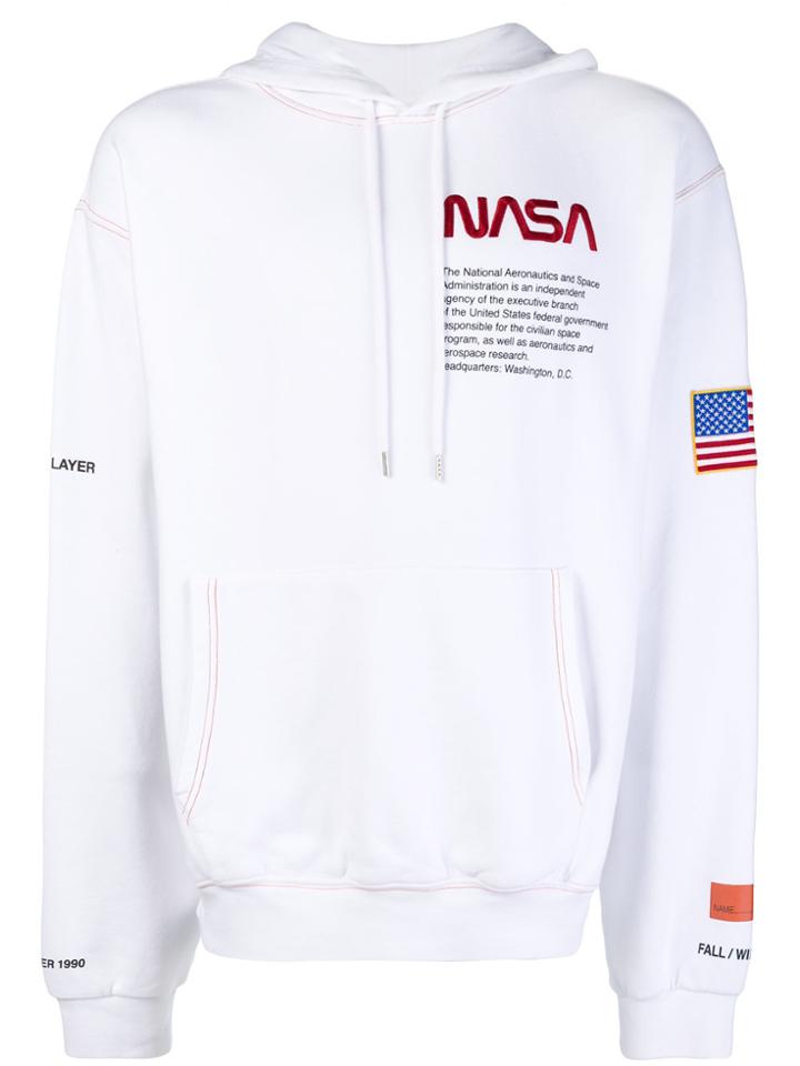 Heron Preston Nasa Hoodie - White