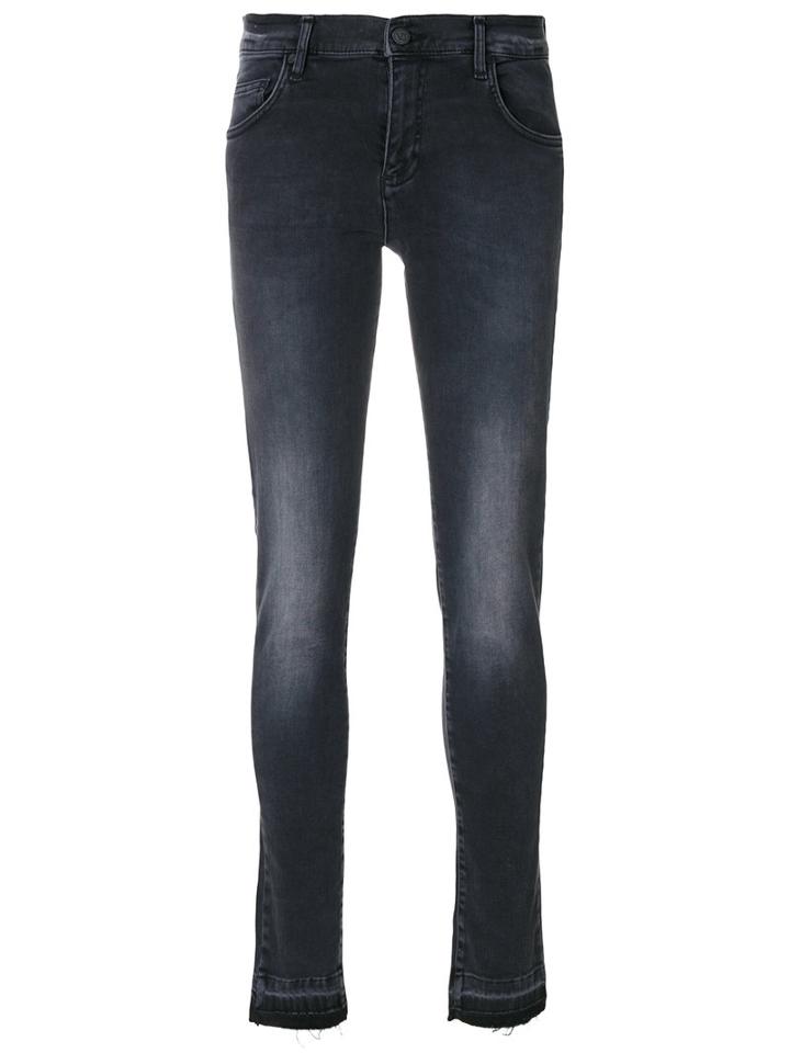 Versace Jeans - Skinny Jeans - Women - Cotton/spandex/elastane - 25, Grey, Cotton/spandex/elastane