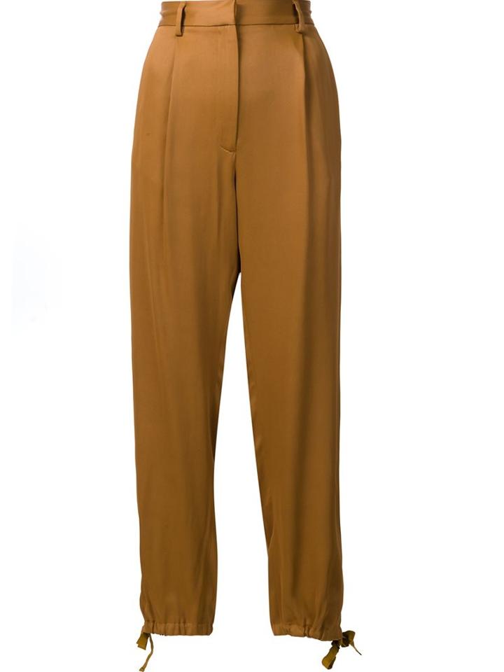 Mm6 Maison Margiela High Waisted Cropped Trousers