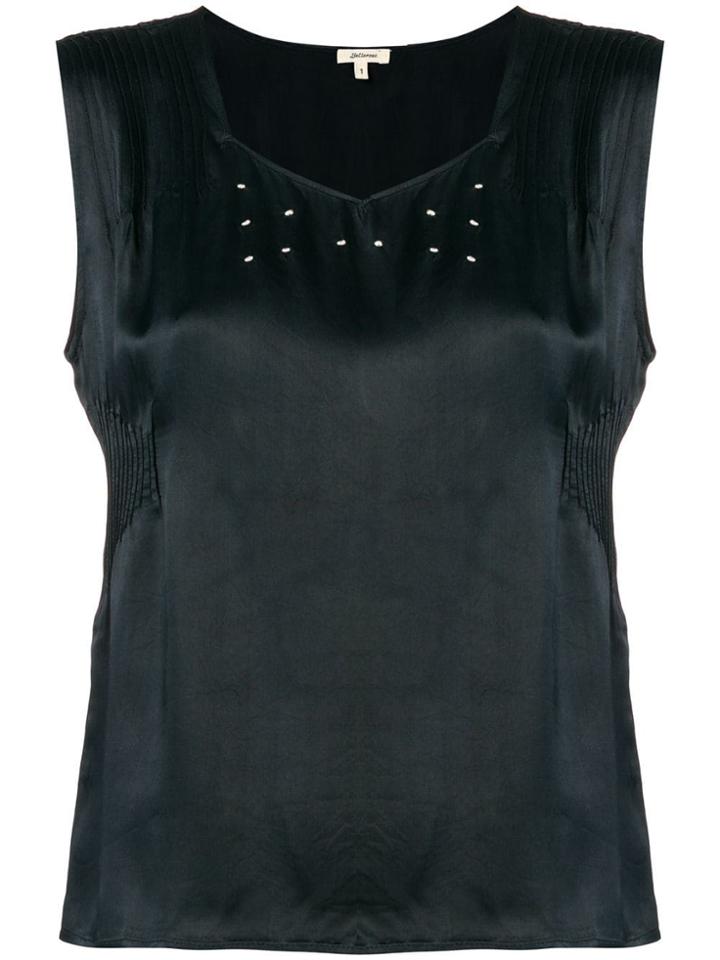 Bellerose Stitched Details Tank Top - Black