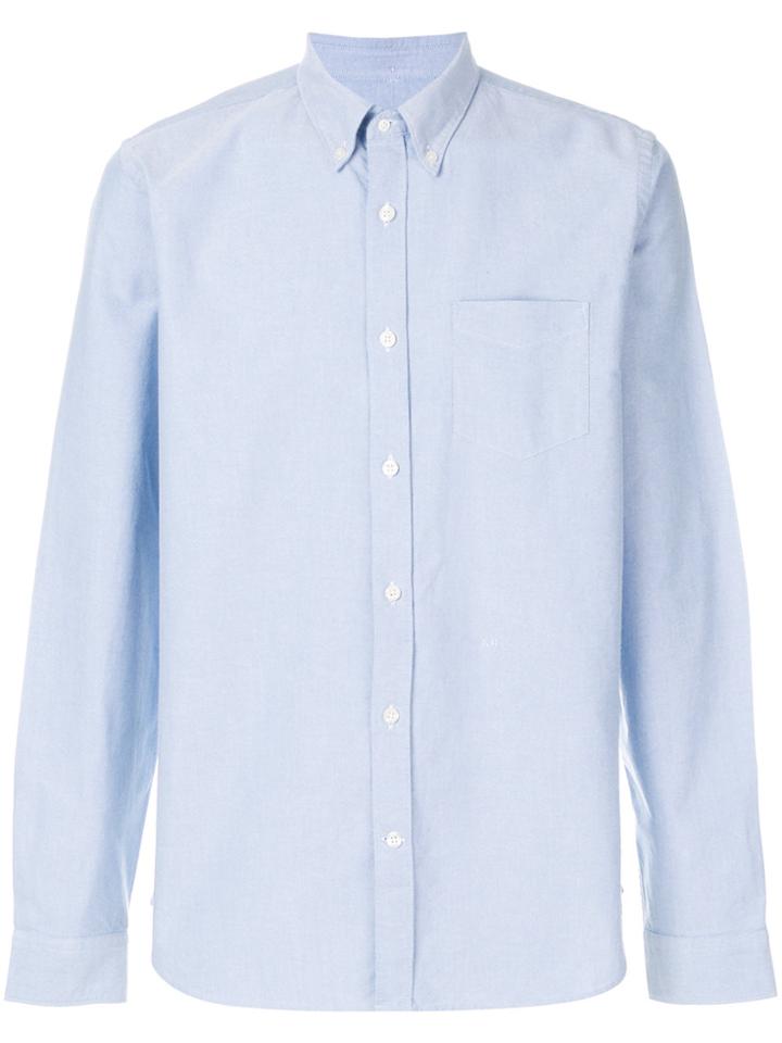 Closed Long Sleeve Shirt - Blue