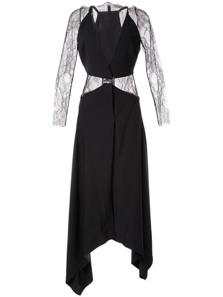 Dion Lee Lace E-hook Dress - Black