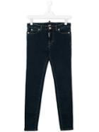 Dsquared2 Kids Skinny Jeans, Girl's, Size: 16 Yrs, Blue