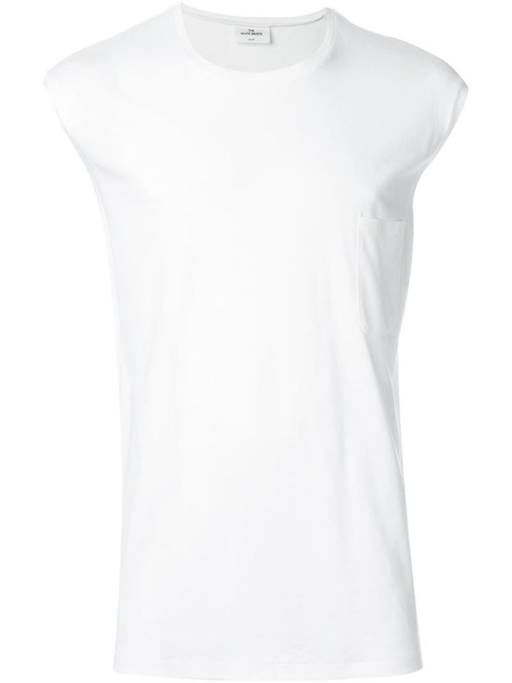 The White Briefs Front Pocket Vest, Men's, Size: S, Cotton