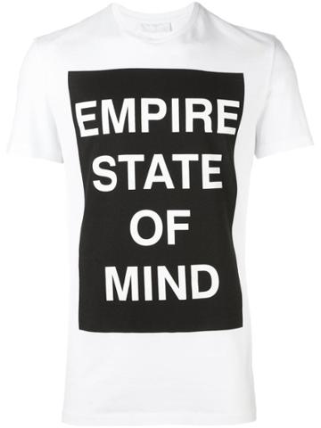 Neil Barrett Empire State Of Mind Print T-shirt - White