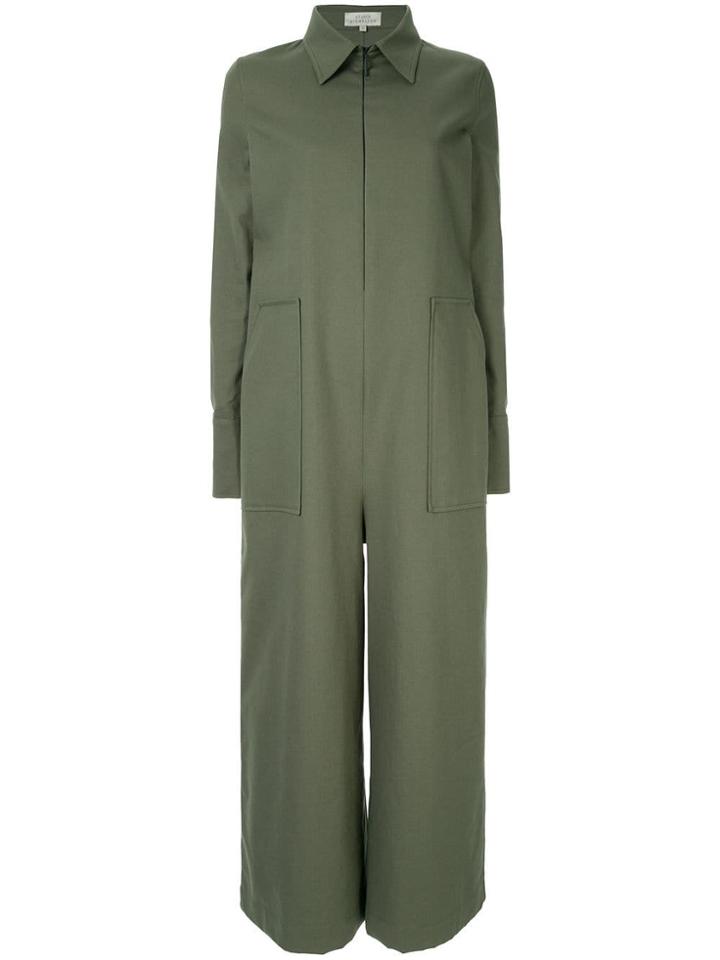 Studio Nicholson Sim Utility Jumpsuit - Green