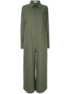 Studio Nicholson Sim Utility Jumpsuit - Green