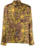 Versace Jeans Couture Baroque Printed Shirt - Yellow