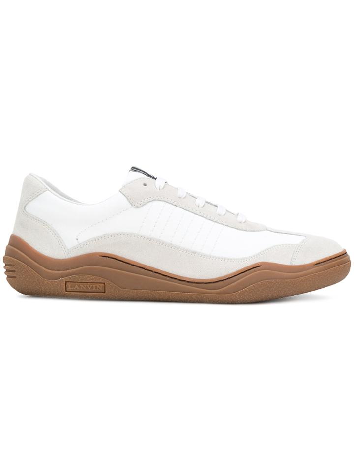 Lanvin Diving Lace-up Sneakers - White