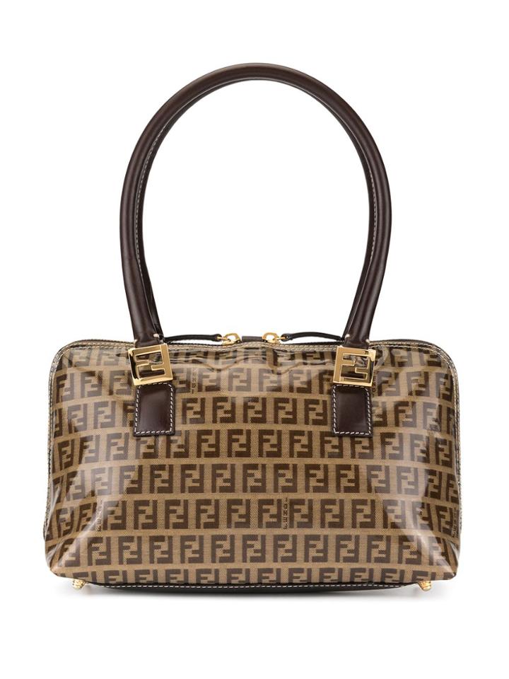 Fendi Pre-owned Zucca Pattern Handbag - Brown