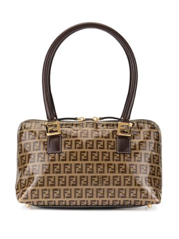 Fendi Pre-owned Zucca Pattern Handbag - Brown
