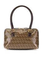 Fendi Pre-owned Zucca Pattern Handbag - Brown