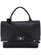 Givenchy Medium 'shark' Shoulder Bag, Women's, Black, Calf Leather