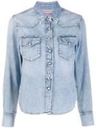 Acne Studios 2002 Marble Wash Shirt - Blue