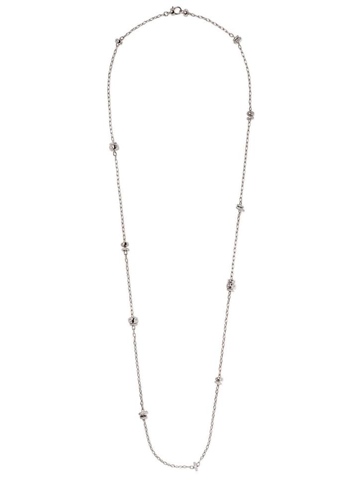 Pomellato 18kt White Gold Iconica Diamond Sautoir Necklace