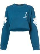 Adaptation Cropped Sweatshirt - Blue