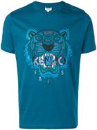 Kenzo Embroidered Tiger T-shirt - Blue
