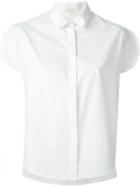 Delpozo Slit Sleeve Shirt, Women's, Size: 36, White, Cotton