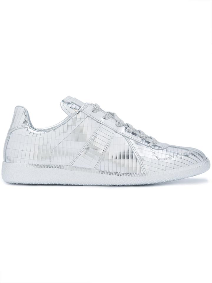 Maison Margiela Replica Mirror Sneakers - Metallic