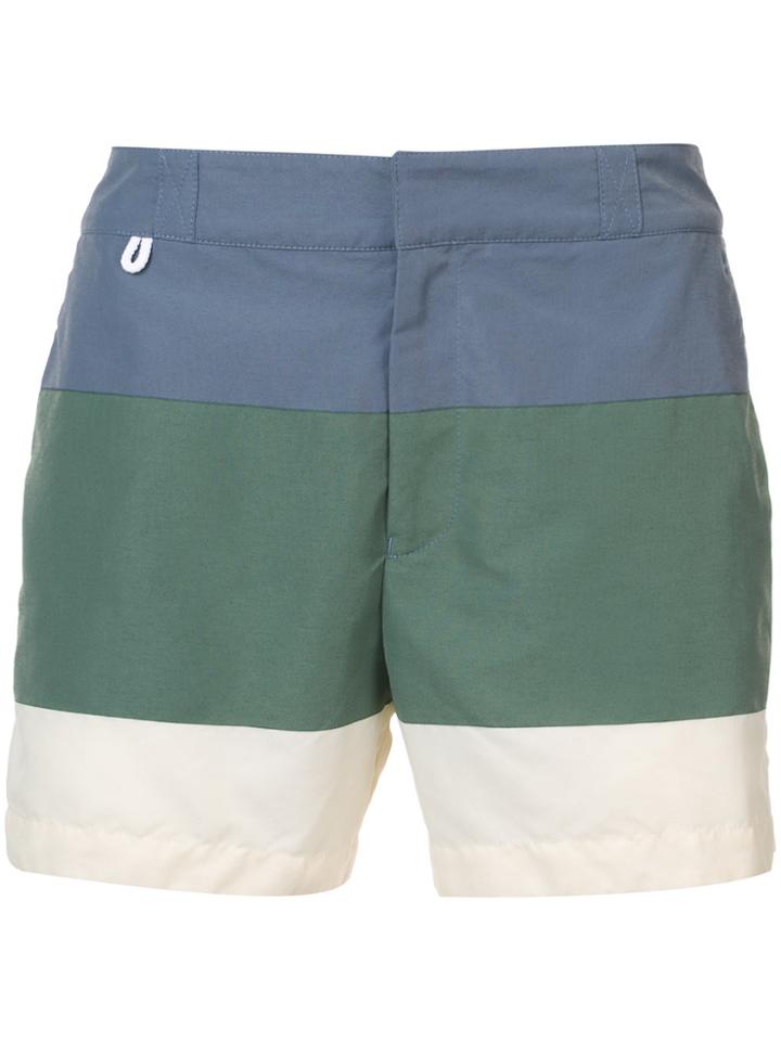 Katama Colour Blocked Shorts - Black