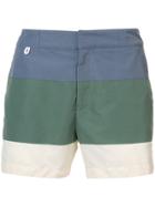 Katama Colour Blocked Shorts - Black