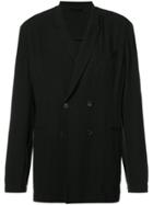 Ann Demeulemeester Oversized Tailored Jacket - Black
